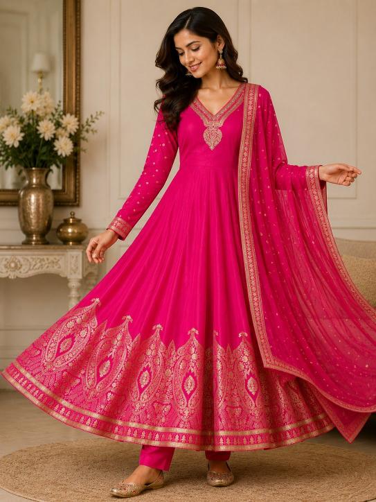 Krunique premvati anarkali kurti wholesaler in pune